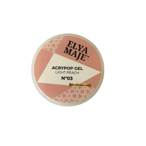 Acrypop Light Peach n°3 - Elya Maje (Les Imparfaits)