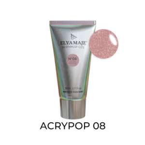 Acrypop Tube Glitter Dark Pink n°8 - 30ml Elya Maje