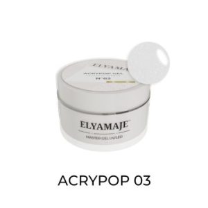 Acrypop Glitter White n°3 - Elya Maje