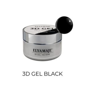 3D Gel Black - No Wipe 10ml Elya Maje
