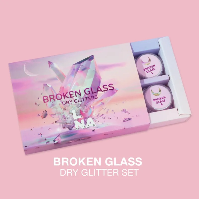 Broken glass box Lunamoon