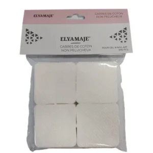 Carrés de coton non pelucheux  200pcs - Elya Maje