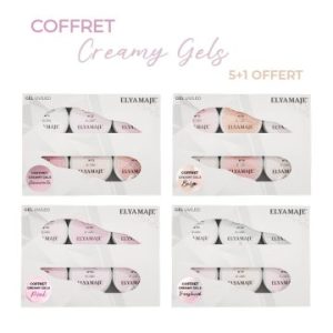 Kit Coffret 6 Creamy Gel 20ml - Elya Maje