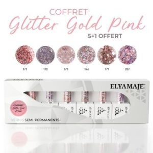 Coffret Glitter Gold Pink - Elya Maje