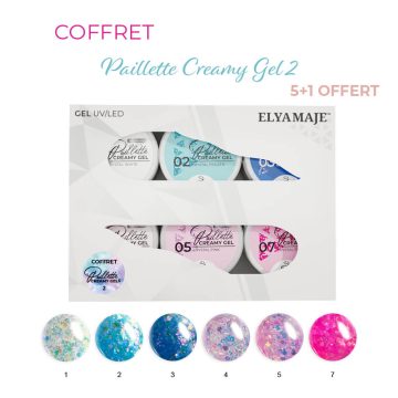 Coffret paillette creamy Elya Maje