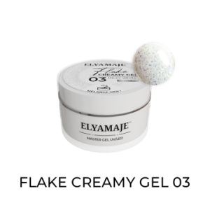 Creamy Flake Gel Milky White n°3 - 20ml Elya Maje