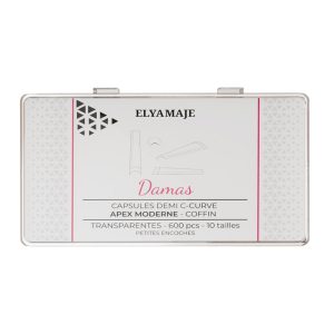 Demi Capsules Demi C-Curve Damas (Boite ou Sachet Recharge) - Transparentes - Elya Maje