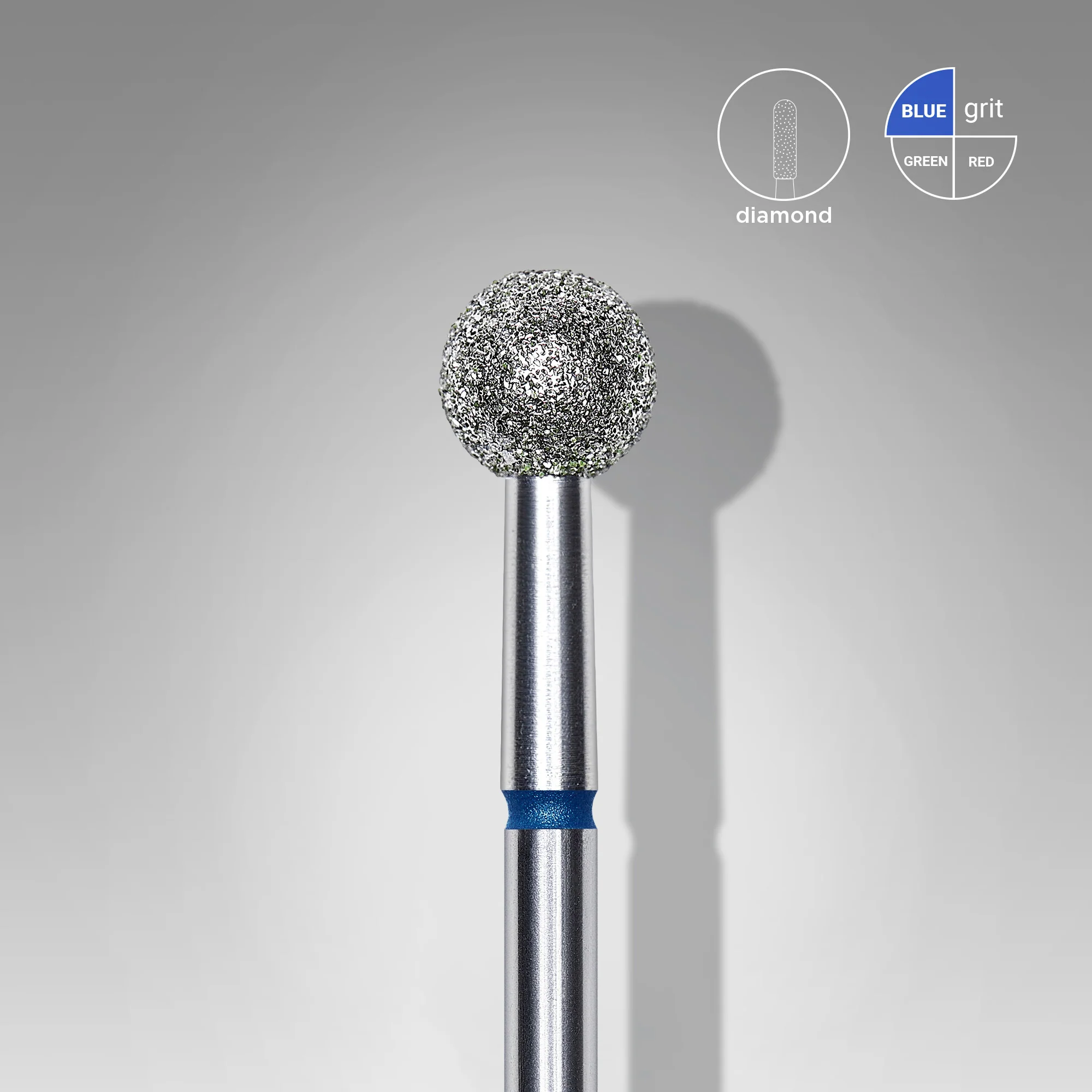 Embout boule 5mm bleu FA01B050