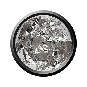 Feuille Argent - Nail Art Lucie