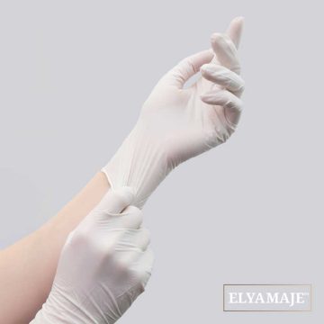 Gant Nitrile White Elya Maje