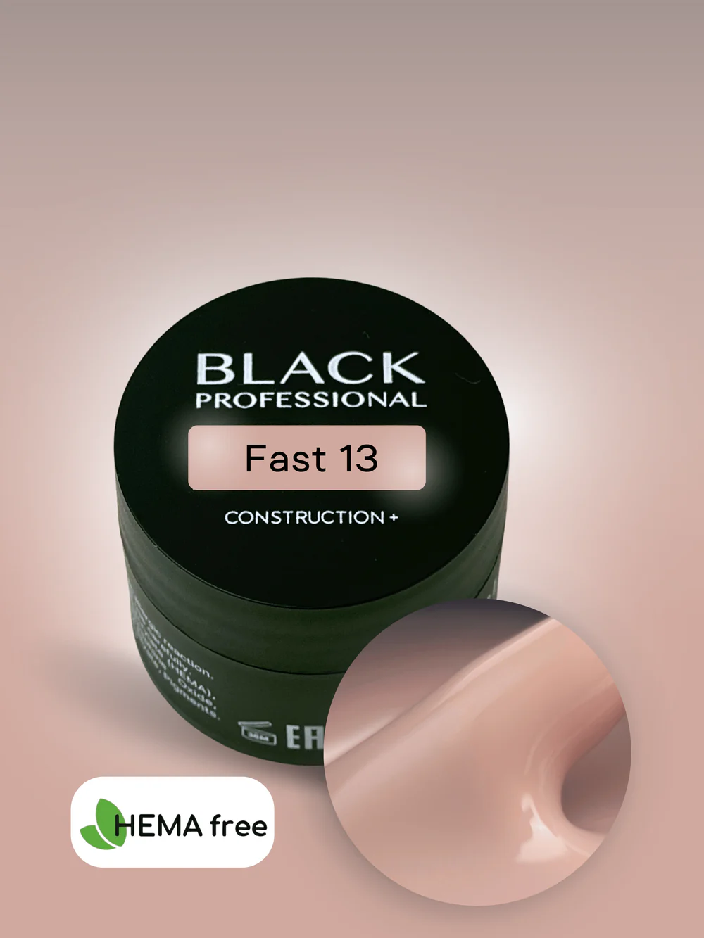 Gel Black Fast 13 Sans HEMA