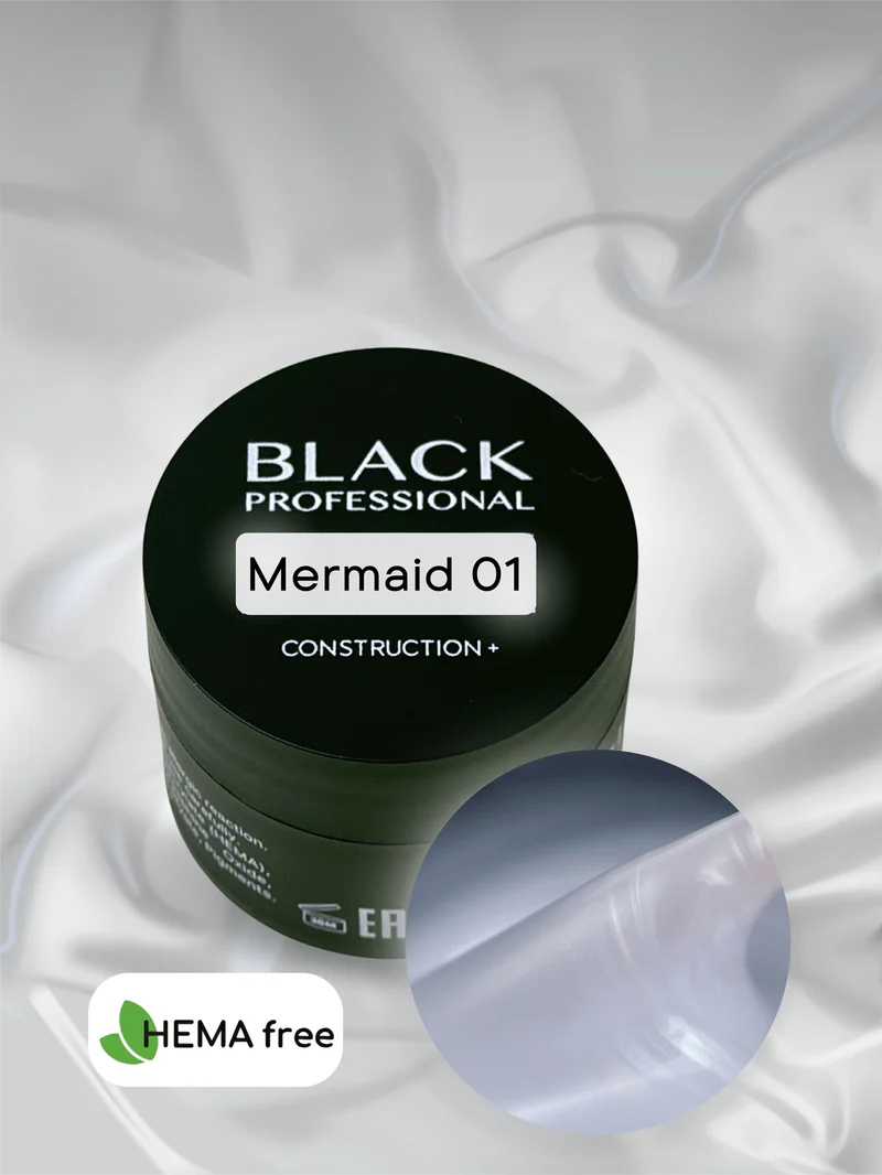 Gel Black Mermaid 01 Sans HEMA