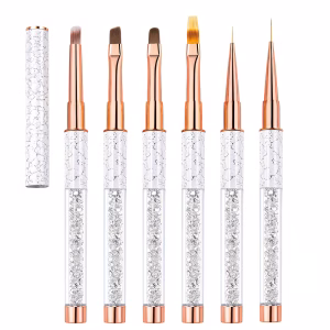 Kit Pinceau Marbre 6pcs - Nail Art Lucie