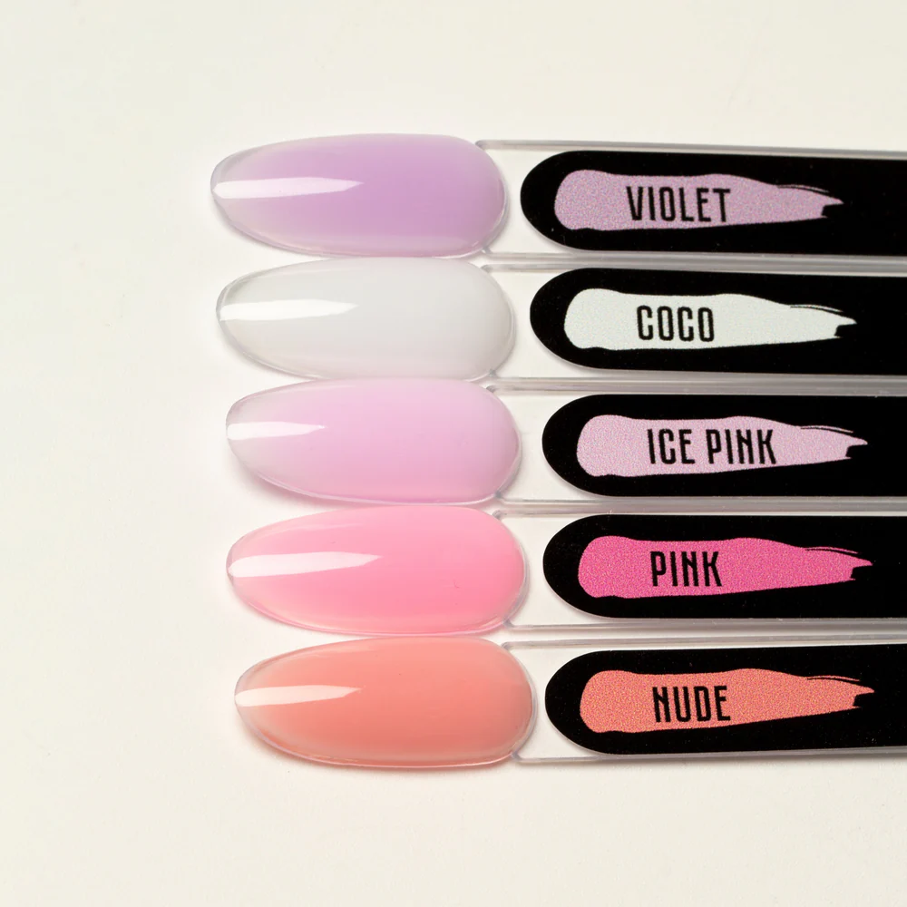Nuancier Gel Albi Sculptural Violet - Coco - Ice Pink - Pink - Nude