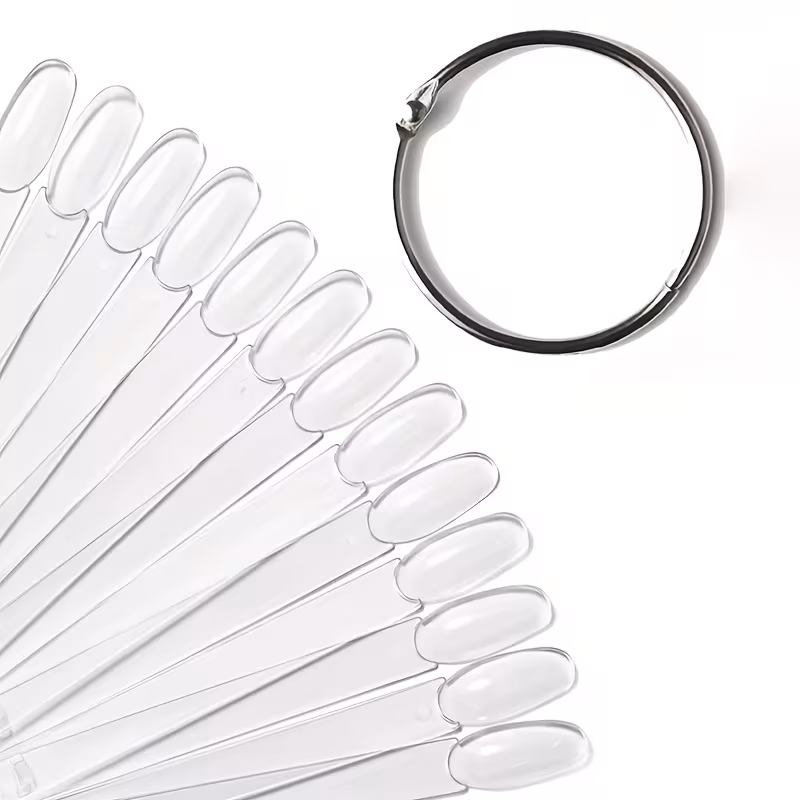 Nuancier Oval Clear 50pcs