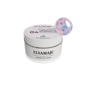 Creamy Gel Paillette 04 Crystal Light Pink 20ml - Elya Maje