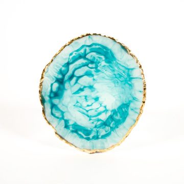 Pierre de jade bleu Elya Maje