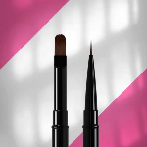 NBE-03/06 Pinceau Double Liner/Gel Expert (liner 10mm/gel 11mm) - Staleks