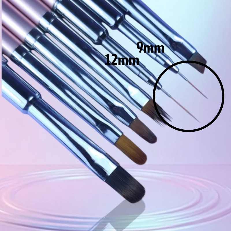 Pinceaux Liner 9 et 12 mm Eva Iordanoff