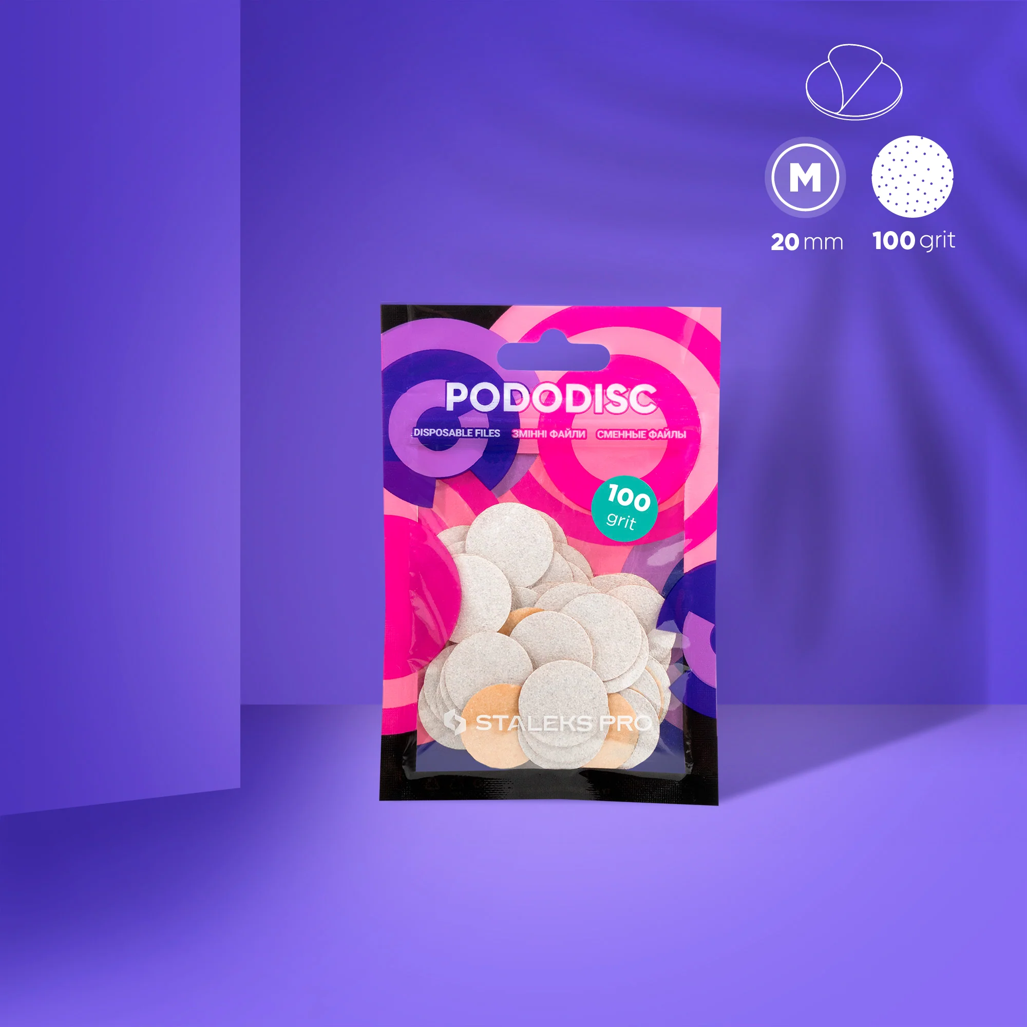 Pododisc 20 Taille M PDF-20-100w Staleks