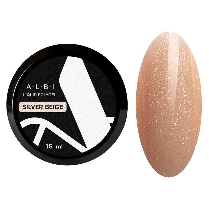 Polygel liquid Albi Silver Beige