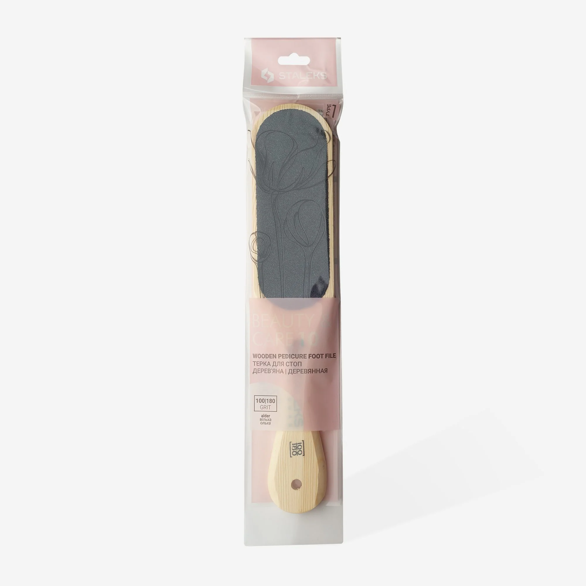 Rape pied en bois BEAUTY & CARE 10 TYPE 1 100180 grit ABC10-1 Staleks 2