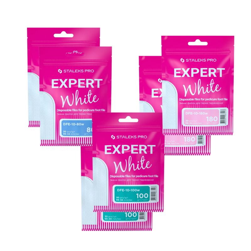 Recharge Rape White Expert 10 (30pcs) grain 80-100-180 Staleks
