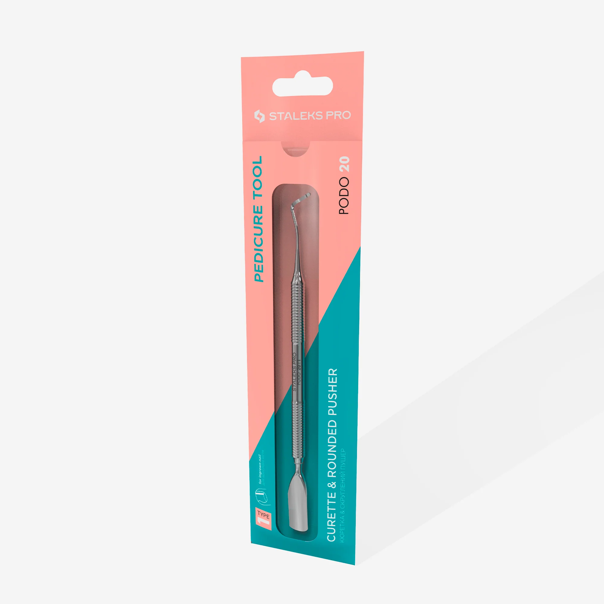 Repousse et Curette Pédicure PP-20-1 Staleks 3