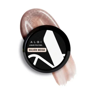 Polygel Liquid Silver Beige (pot) - Albi