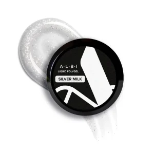 Polygel Liquid Silver Milk (pot) - Albi