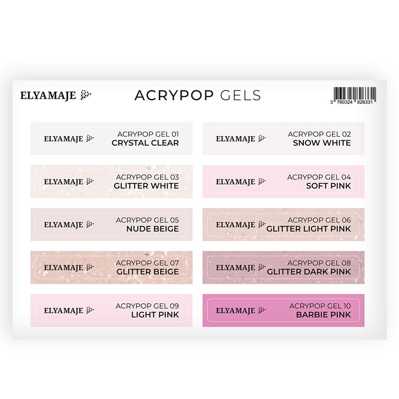 Stickers Acrypop Elya Maje