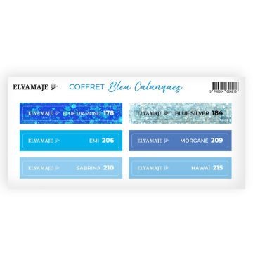 Stickers Coffret bleu calanques Elya Maje