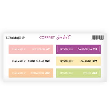 Stickers Coffret sorbet Elya Maje