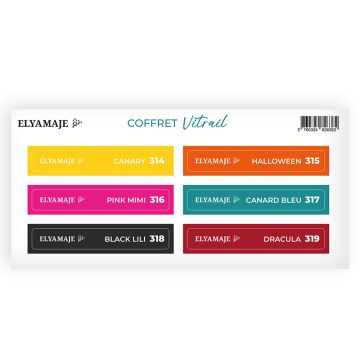 Stickers Coffret vitrail Elya Maje