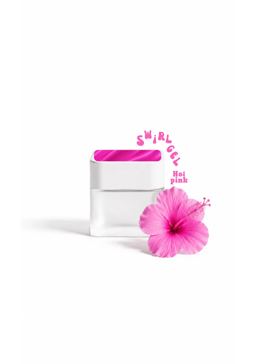 Swirl 3D Hot Pink L'Atelier Nail Product