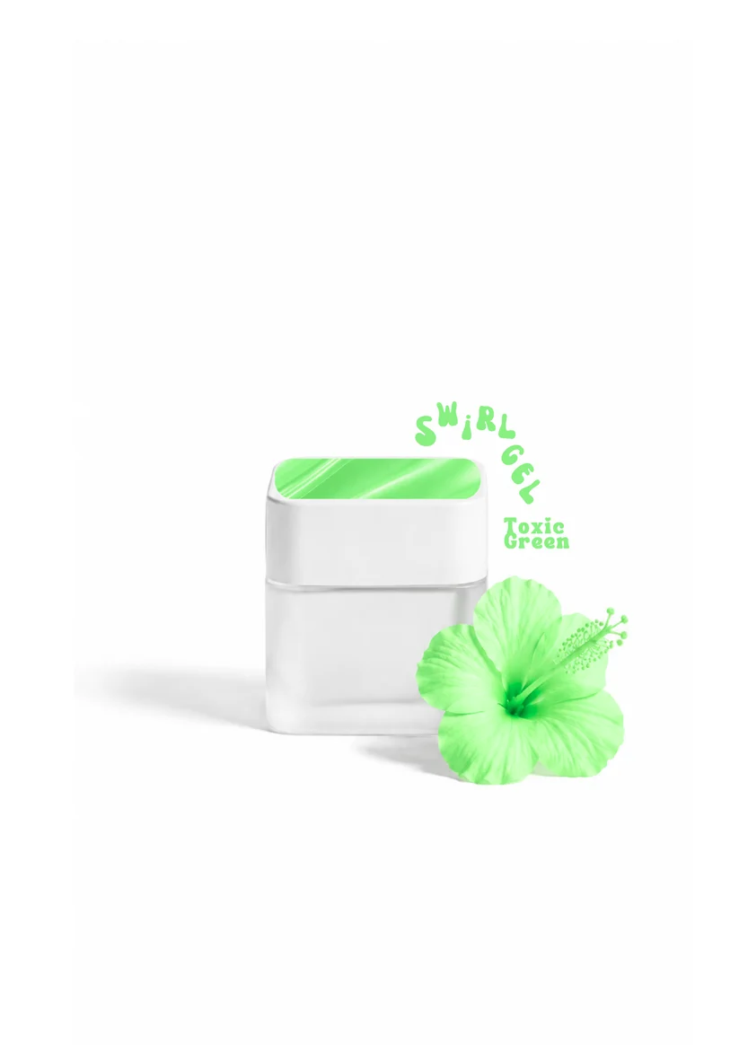 Swirl 3D Toxic Green L'Atelier Nail Product