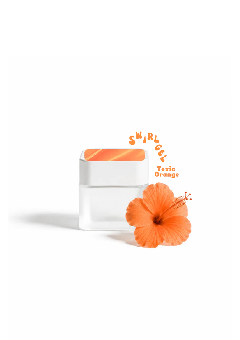 Swirl 3D Toxic Orange L'Atelier Nail Product