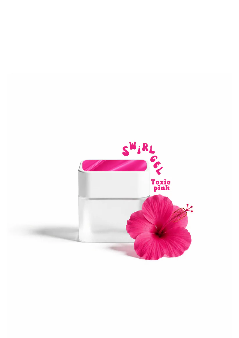 Swirl 3D Toxic Pink L'Atelier Nail Product