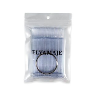 Nuancier Tips Anneau Oval Transparentes - 50pcs Elya Maje
