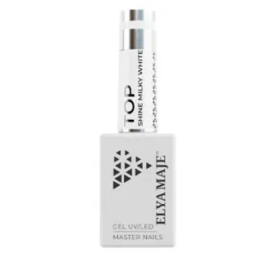 Finition Top Shine Milky White - Top Flouteur 15ml Elya Maje
