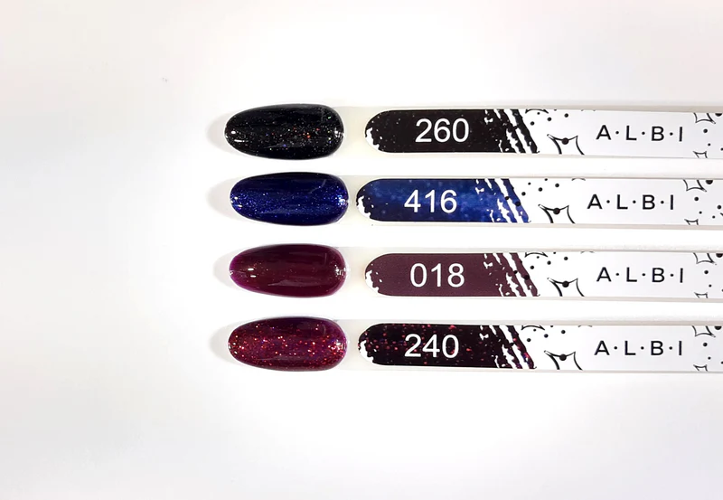 Vernis semi permanent Albi 260 nuancier