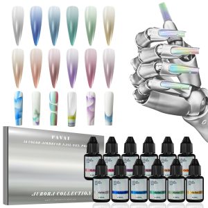 Coffret gel airbrush chrome Aurora Collection Favai