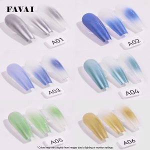 Coffret gel airbrush chrome Aurora Collection Favai - photo 2