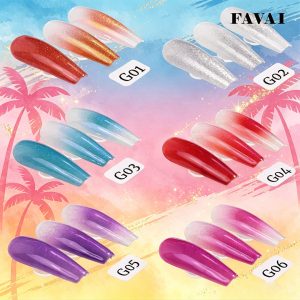 Coffret gel airbrush Galaxy Collection Favai