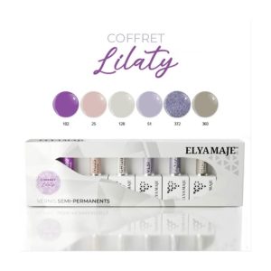 Coffret Lilaty Vernis Semi-Permanents Elya Maje - Nail Art Lucie