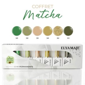 Coffret Matcha Vernis Semi-Permanents Elya Maje - Nail Art Lucie