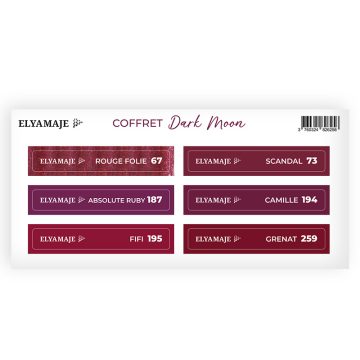 stickers coffret dark moon elya maje