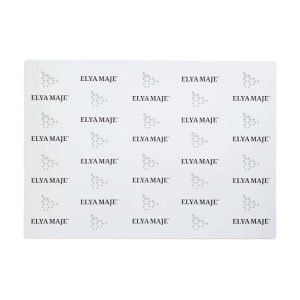 Tapis Manucure Blanc Et Noir - Elya Maje