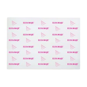 Tapis Manucure Blanc Et Fuchsia - Elya Maje