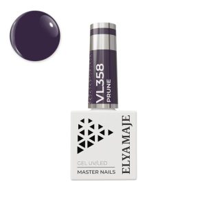 Vernis semi-permanent N°358 Prune Elya Maje - Nail Art Lucie